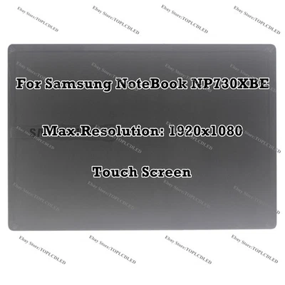 13,3" Samsung NoteBook NP730XBE FHD LCD Berühren Bildschirm Display Baugruppe - Bild 1 von 4
