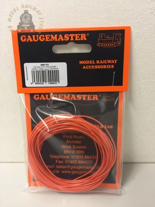Gaugemaster GM11O WIRE-ORANG Orange Wire 10m (7 x 0.2mm) - Image 1 of 1