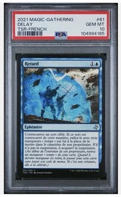 2021 MTG TIME SPIRAL REMASTERED FRENCH #61 DELAY PSA 10 - Image 1 of 3