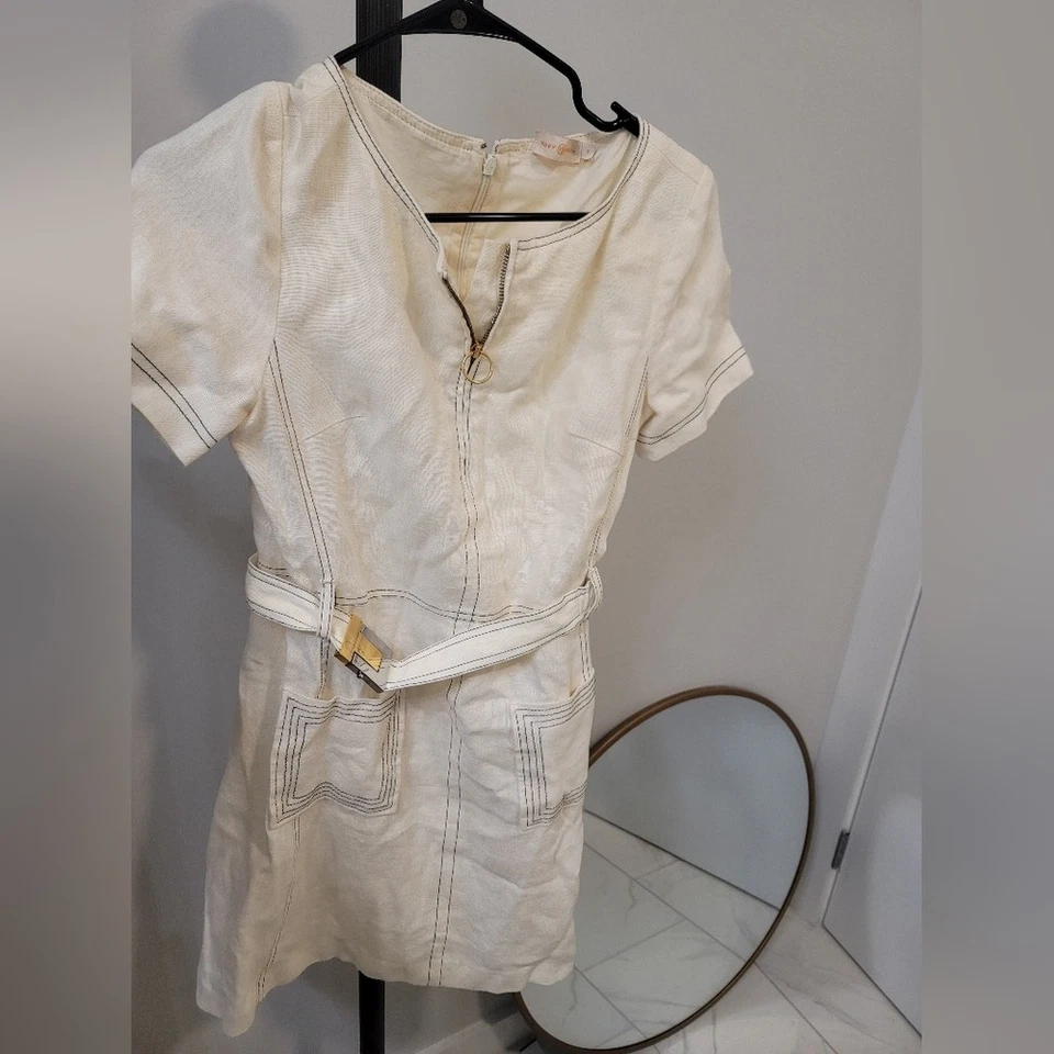 Платье цельнокроеное льняное Tory Burch - размер 2 - Изображение 1 из 4