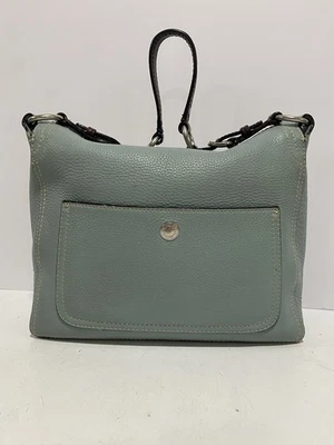 COACH Chelsea Hobo Bag Teal Pebbled Leather Turn Lock Shoulderbag F12338 - Image 1 of 4