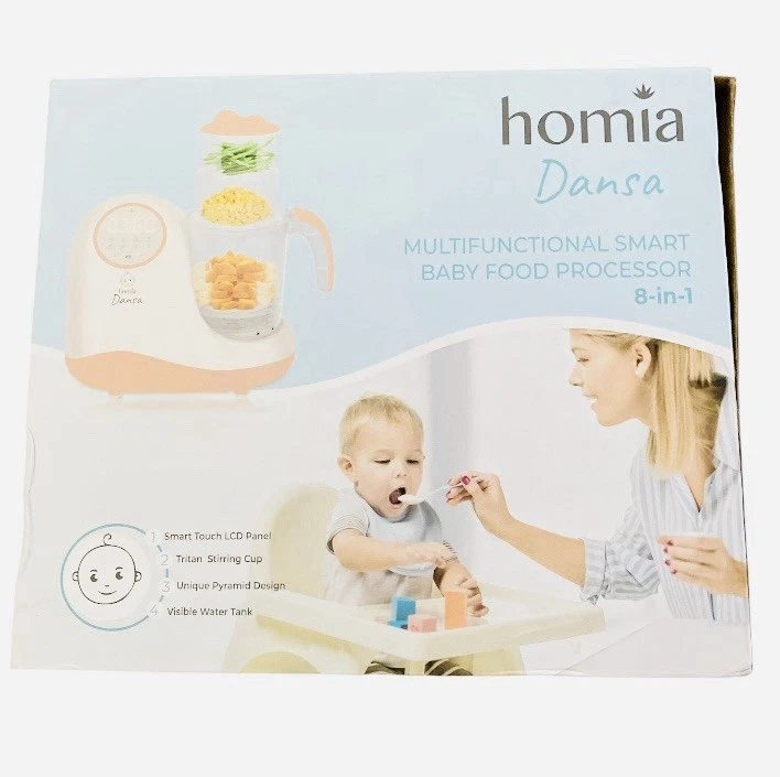 Homia Dansa Compact 8-in-1 Baby Food Processor Multifunctional - Image 1 of 4