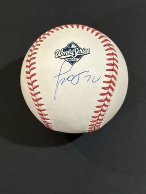 BECKETT COA MIGUEL ROJAS Autographed 2025 World Series Baseball Dodgers Game 7 - Image 1 of 2
