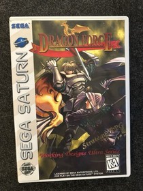 Dragon Force Sega Saturn 1996 Disk-Only w/ Replacement Case