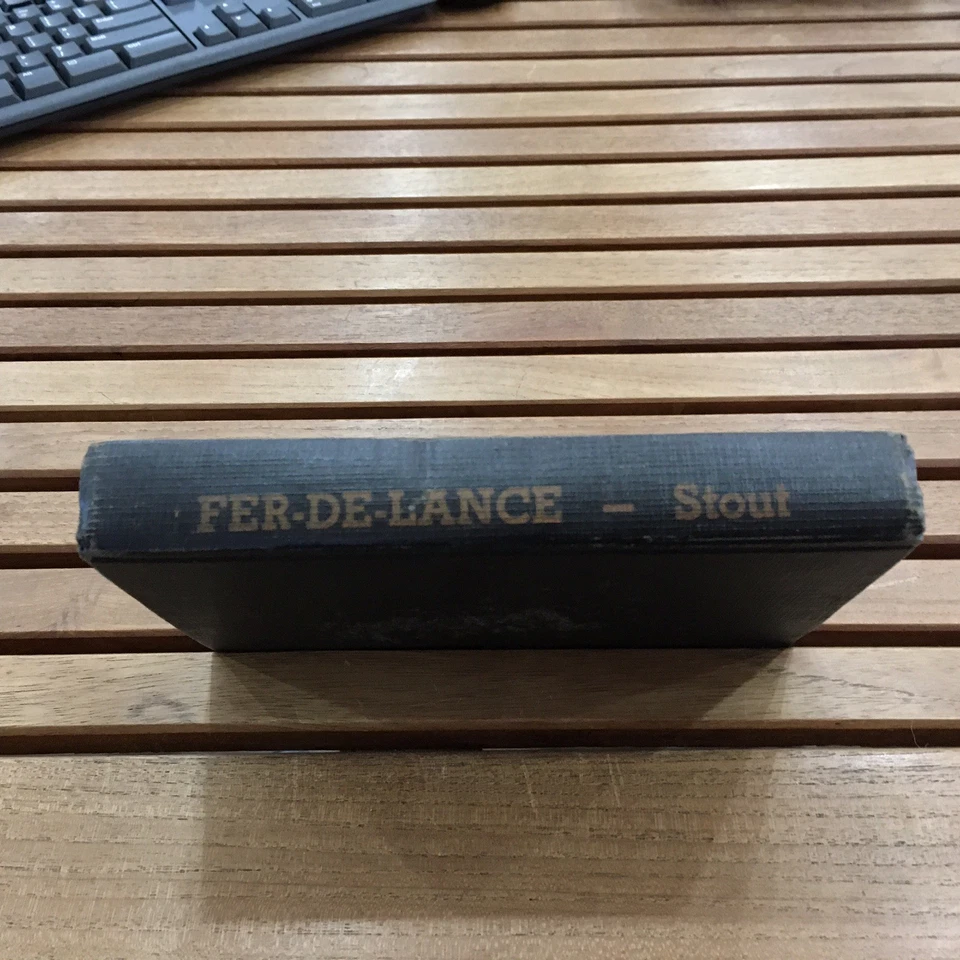Fer-De-Lance by Rex Stout - 2nd Edition Junior Book Club Vintage Find - Image 1 of 4