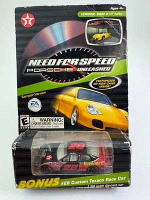 Need For Speed Porsche Unleashed  #28 Custom Texaco 1:64 NASCAR Race Car - Image 1 of 4