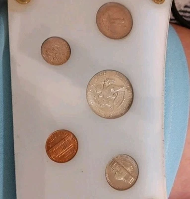 1969 RARE ERROR COINS. Half-dollar, Quarter,Dime, Nickel,Penny D Mint Mark Error - Image 1 of 4