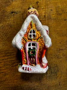 Waterford Holiday Heirlooms Casa de pan de jengibre Árbol de Navidad Adorno - Imagen 1 de 2