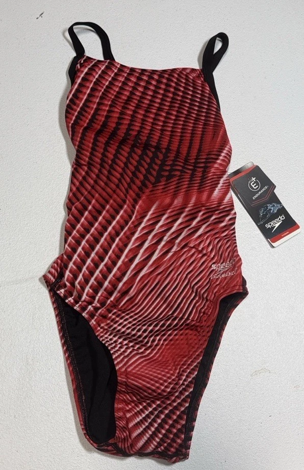 Speedo Endurance Solid Flyback Training Swimsuit Navy/blue Size 32 B5014