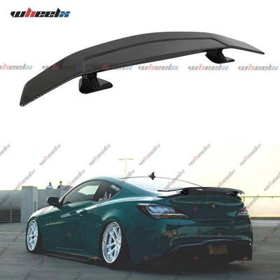 Alerón trasero para Hyundai Genesis Coupe 46" estilo GT ala aspecto fibra de carbono Foto 1 de 4