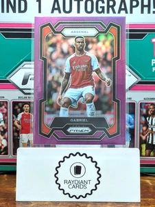 2023-24 EPL Prizm GABRIEL #22 Purple Refractor ARSENAL - Picture 1 of 1
