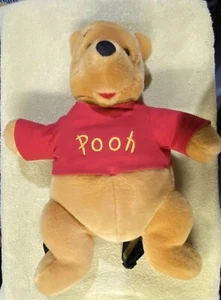 Vintage Disney - Winnie The Pooh - Plush Backpack & Coin Purse - Picture 1 of 4