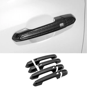 8P For Cadillac ATS XT4 XT5 XT6 CT6 XTS Carbon Fiber Side Door Handle Cover Trim - Bild 1 von 5