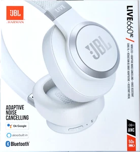 JBL Harman Live 660NC Wireless Over-Ear Noise Cancelling Bluetooth Headphones - Picture 1 of 6