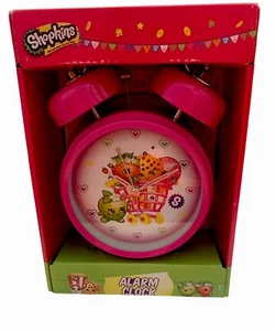 Shopkins Alarm Clock Children Desk Clock Bell Ringer Analog Display NEW - Picture 1 of 5