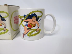 Vintage 1989 DC Comics Marvel Hero Mugs - Wonder Woman Edition, The Good Company - Picture 1 of 12