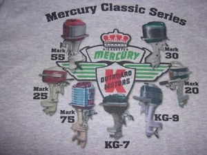 VINTAGE MERCURY OUTBOARD TEE SHIRT - Picture 1 of 2