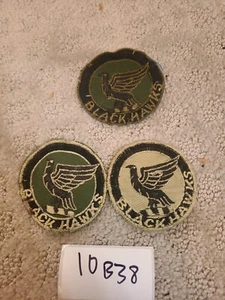 Lote de parches de piloto de helicóptero de la Fuerza Aérea de la Guerra de Vietnam Blackhawks 10B38 hechos a mano - Imagen 1 de 4