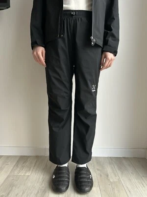 Pantalones negros Haglofs Aero Gore-tex Gorpcore ropa técnica de senderismo para mujer talla: S nuevos con etiquetas Foto 1 de 4