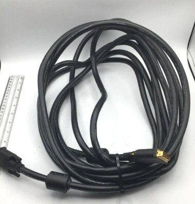 Monoprice 25' DVI-D Dual Link Male to Male Monitor Cable PC HDTV 24AWG Free Ship - Image 1 of 4