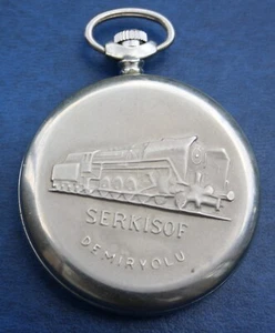 Vintage SERKISOF (MOLNIJA) Pocket Watch , Soviet Union/Russia, VERI RARE. - Picture 1 of 23