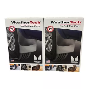 WeatherTech No Drill MudFlaps 2021-2024 Ford F-150 Front & Rear 110134-120134 - Foto 1 di 5