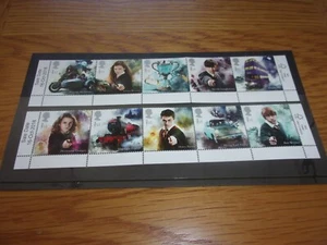 HARRY POTTER STAMPS SALE DATE ON TABS MNH STAMPS FULL SET ROYAL MAIL GB OCT 2018 - Picture 1 of 2