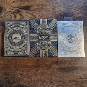 James Bond 007 Premium Carte da Gioco Nuovo & Sigillato Theory11 Raro Lusso Deck - Imagen 1 de 12