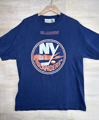 Vintage CCM New York Islanders NHL Center Ice Hockey Shirt Sz Large Y2K - Image 1 of 4