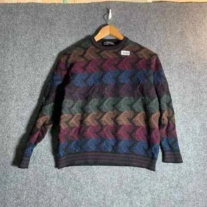 Vintage St.Croix Sweater Youth 2XL Multi Color Long Sleeve Boy's Wool 90's - Picture 1 of 10