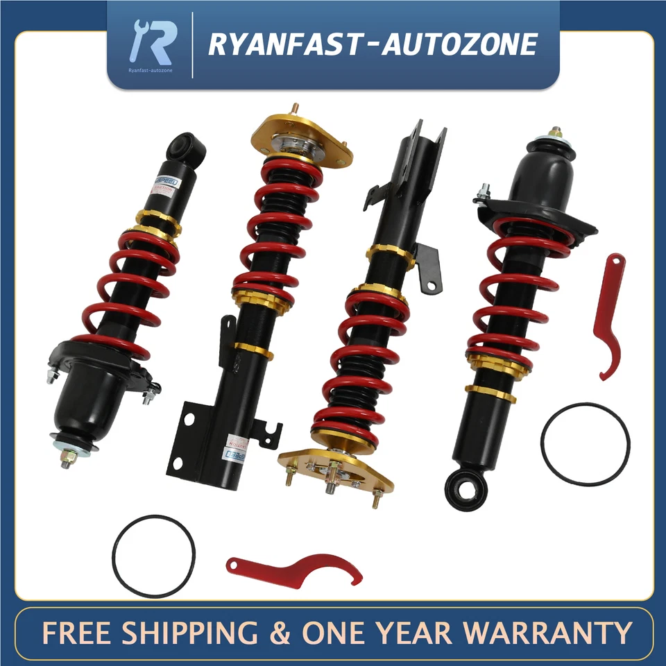 NUEVO Kits de amortiguadores de puntales de altura ajustables Coilovers aptos para Toyota 2009-2017 Foto 1 de 4