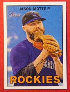 2016 Topps Heritage Jason Motte #311 (Rockies) NM+ - Picture 1 of 1