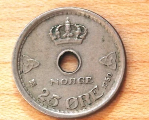 1950 Norway 25 Ore - Picture 1 of 2