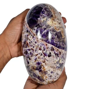 2,5 Kg Raro Auralita 23 Piedras Cristal Lingam Huevo Amatista Natural Mineral Poder - Imagen 1 de 12