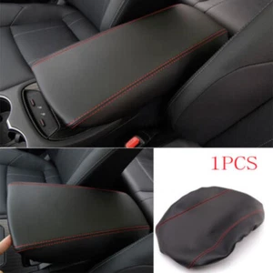 For Toyota Venza 2021-2023 Black Leather Console Armrest Box Trim Holster - Picture 1 of 8