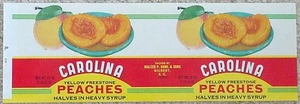 Wholesale Dealer's Lot 25 Carolina Peaches Can Labels W. P. Rawl Gilbert, S. C. - Picture 1 of 1