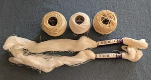 3 balls DMC Cordonnet Special No 40 plus 2 Skeins DMC A Broder NV40 - Picture 1 of 5