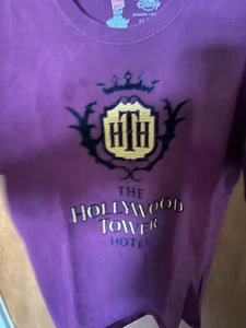 M Disney Parks Hollywood Studios Tower Hotel Tower of Terror T-shirt - Picture 1 of 5