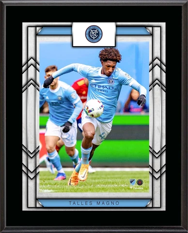 Talles Magno New York City FC 10.5" x 13" Sublimated Player Plaque Cover