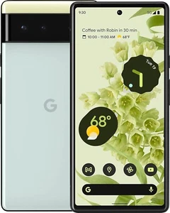 Google Pixel 6-5G 128GB - Carrier Unlocked Smartphone Sorta Seafoam - GOOD - Picture 1 of 5