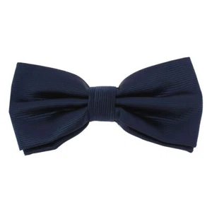 Clj Charles Le Jeune. Noeud papillon noué. CHARLES, Microfibre. Bleu Marine  - U - Picture 1 of 2