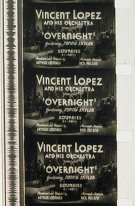 OVERNIGHT SONNY SKYLER VINCENT LOPES ORCHESTRA MIRROR IMAGE 16MM FILM S119 - Imagen 1 de 6