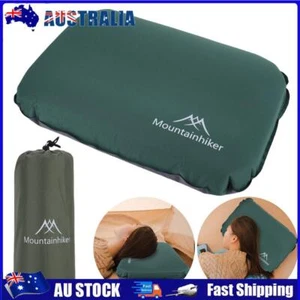 AU Portable Self Inflating Pillow High Rebound Ergonomic for Camping Travel Hiki - Picture 1 of 12