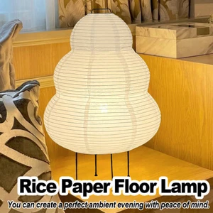 Japanese Rice Paper Desk Lamp Eu/Us Style Standing Lamp Table Lamp Noguchi Yong - Picture 1 of 11