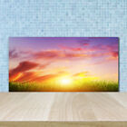 Kchenrckwand Spritzschutz aus Glas 100x50 Deko Landschaften Sonnenuntergang