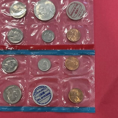 (1) U.S. Mint 10-Coin Uncirculated Set 1969 - Denver & Philadelphia Mints - Image 1 of 4