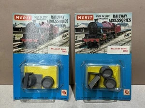 2x Vintage Merit 5002 OO/HO Gauge Ballast Bins Railway Accessories NOS - Picture 1 of 1