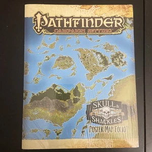 Pathfinder RPG Rollenspiel: Totenkopf & Fesseln Poster Karte Folio Paizo Neu - Bild 1 von 2