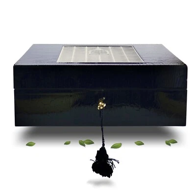 Zigarrenbox Lalique Madison noir Humidor Box Limited Edition - Bild 1 von 4