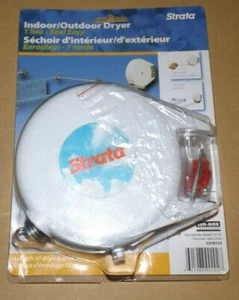 Dryer Clothes Drying Hanger Indoor/Outdoor Clothesline Strata CS78175 50'/15M - Foto 1 di 2